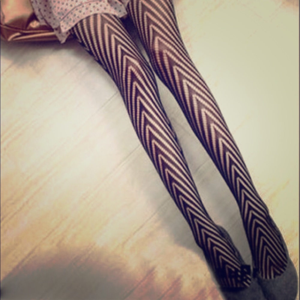 Chevron Fish Net Stockings New Year’s Winter Wear!